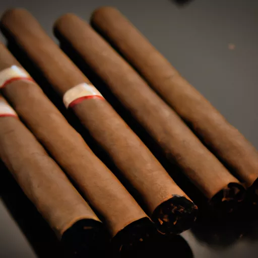 black little cigars